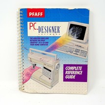 Pfaff Creative 1475 PC Designer Software Complete Reference Guide 1991 1st Ed - $23.36