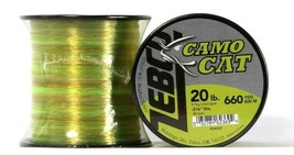 2 Count Zebco Camo Cat 660 Yards 20 Lbs High Visibility Fishing Line  
