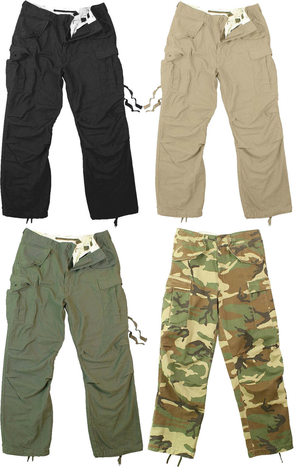 Vintage M-65 Field Pants Tactical Cargo BDU M65 Combat Army Military ...