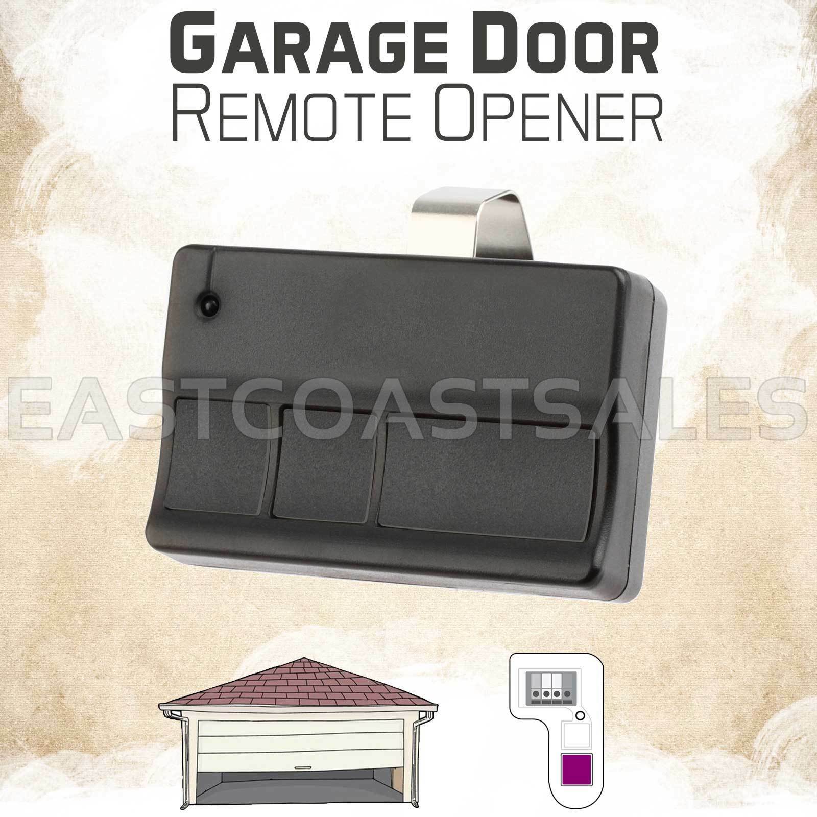 For Sears Craftsman 3B Garage Door Opener remote transmitter HBW2028 ...