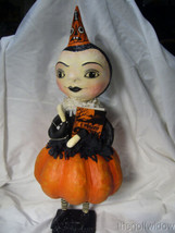 Bethany Lowe Halloween Party Pumpkin Girl  HH9215 image 1