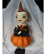 Bethany Lowe Halloween Party Pumpkin Girl  HH9215 - $111.99