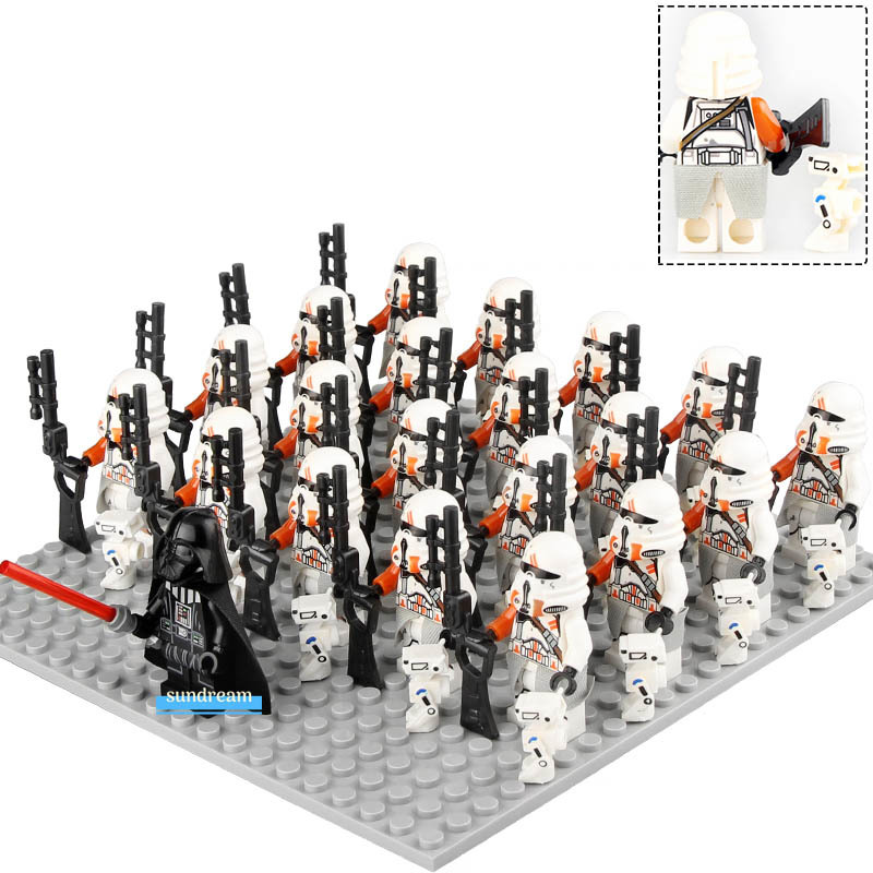 Star Wars Clone Paratrooper Army Minifigures Compatible Lego Bricks Set