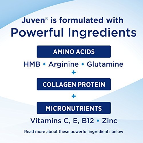 Juven Therapeutic Nutrition Drink Mix Powder for Wound Healing Includes