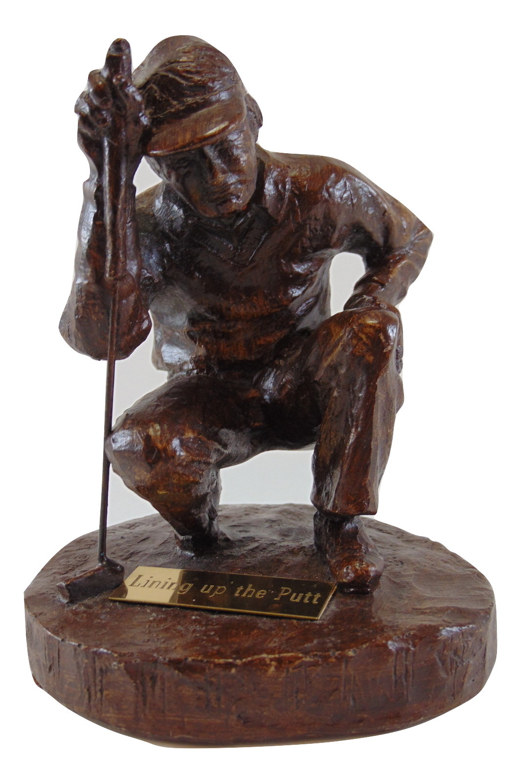 Vintage Golf Statue Figurine Figure Lining Up The Putt Design Gifts   Img 7574238928 1552830478.JPG