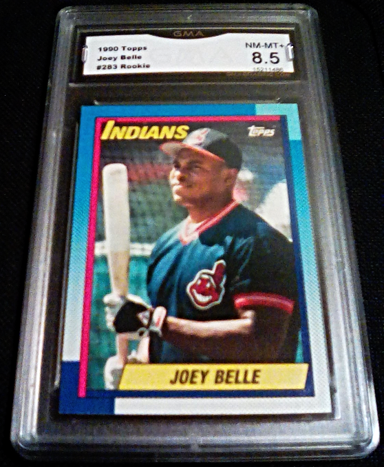 1990 Topps Joey Belle GMA Graded 8 5 NM MT Baseball Card 283 Rookie 