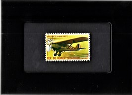 Tchotchke Framed Stamp Art Collectable Postage Stamp - Breguet 19-BR Air... - $8.95