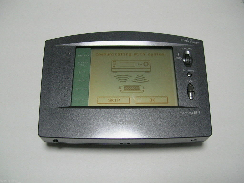 Sony RM TP504 Remote Control Universal Touch Screen 2way Learning sony-rm-tp504-remote-control-universal-touch-screen-2way-learning