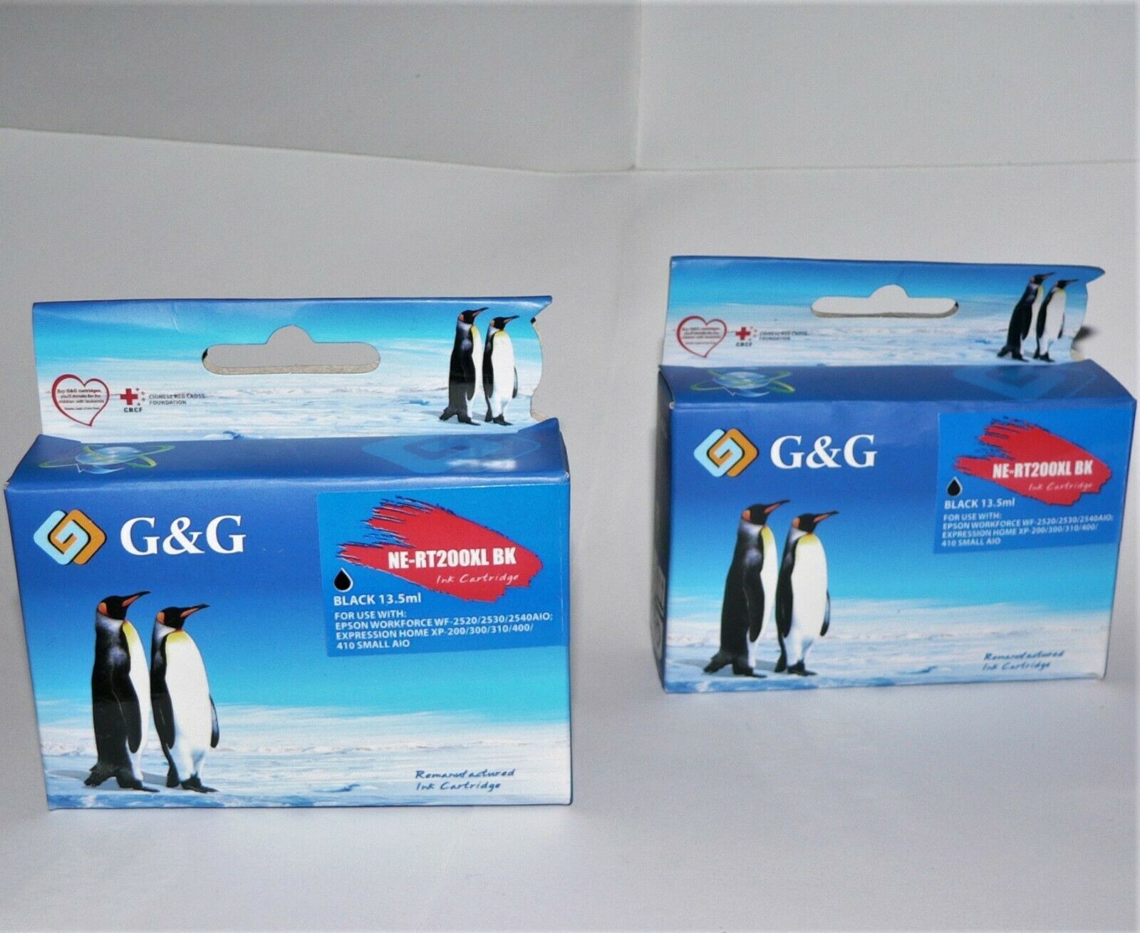 Primary image for G&G ~ Qty 2 ~ 200 XL BLACK INK For Epson WORKFORCE / EXPRESSION HOME / SMALL AIO