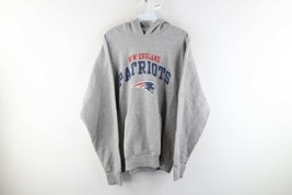 Vintage NFL Mens XL Distressed New England Patriots Football Spell Out Hoodie - $54.40