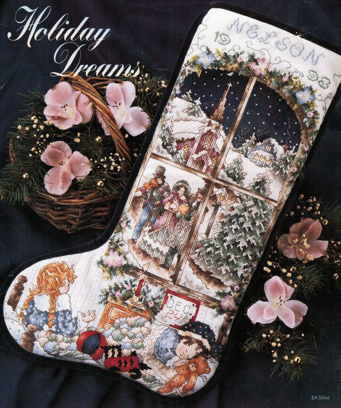 Primary image for Holiday Dreams Christmas Stocking Stoney Creek Cross Stitch Pattern