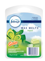 Febreze Original Gain Scented Wax Melts, Air Freshener, Pack of 6 Wax Me... - $6.95