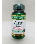 Nature's Bounty Zinc 50 mg Caplets 100 ea Expires 10/2024 - $7.95