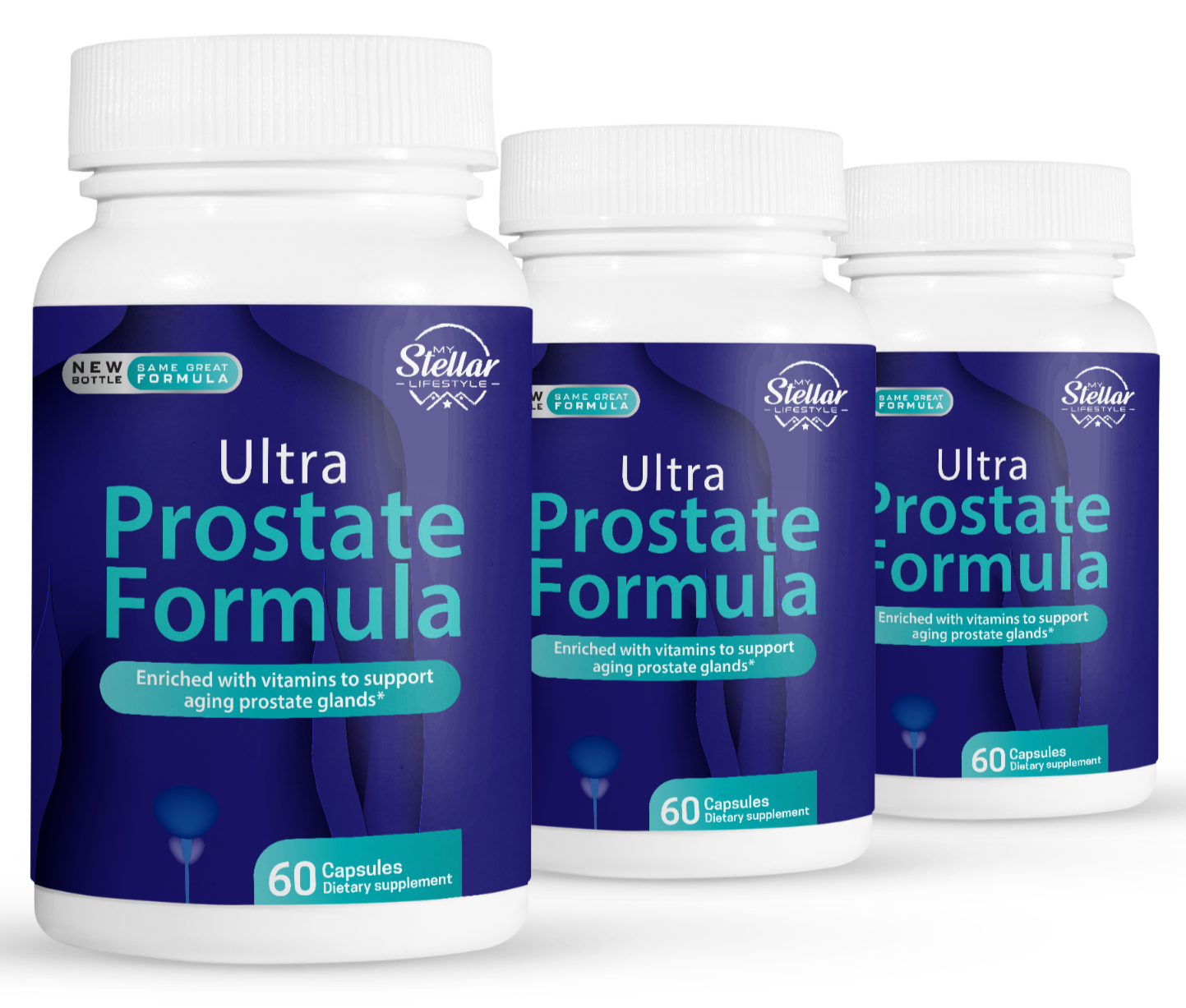 Primary image for 3 Pack Ultra Prostate Formula, helps prostate health-60 Capsules x3
