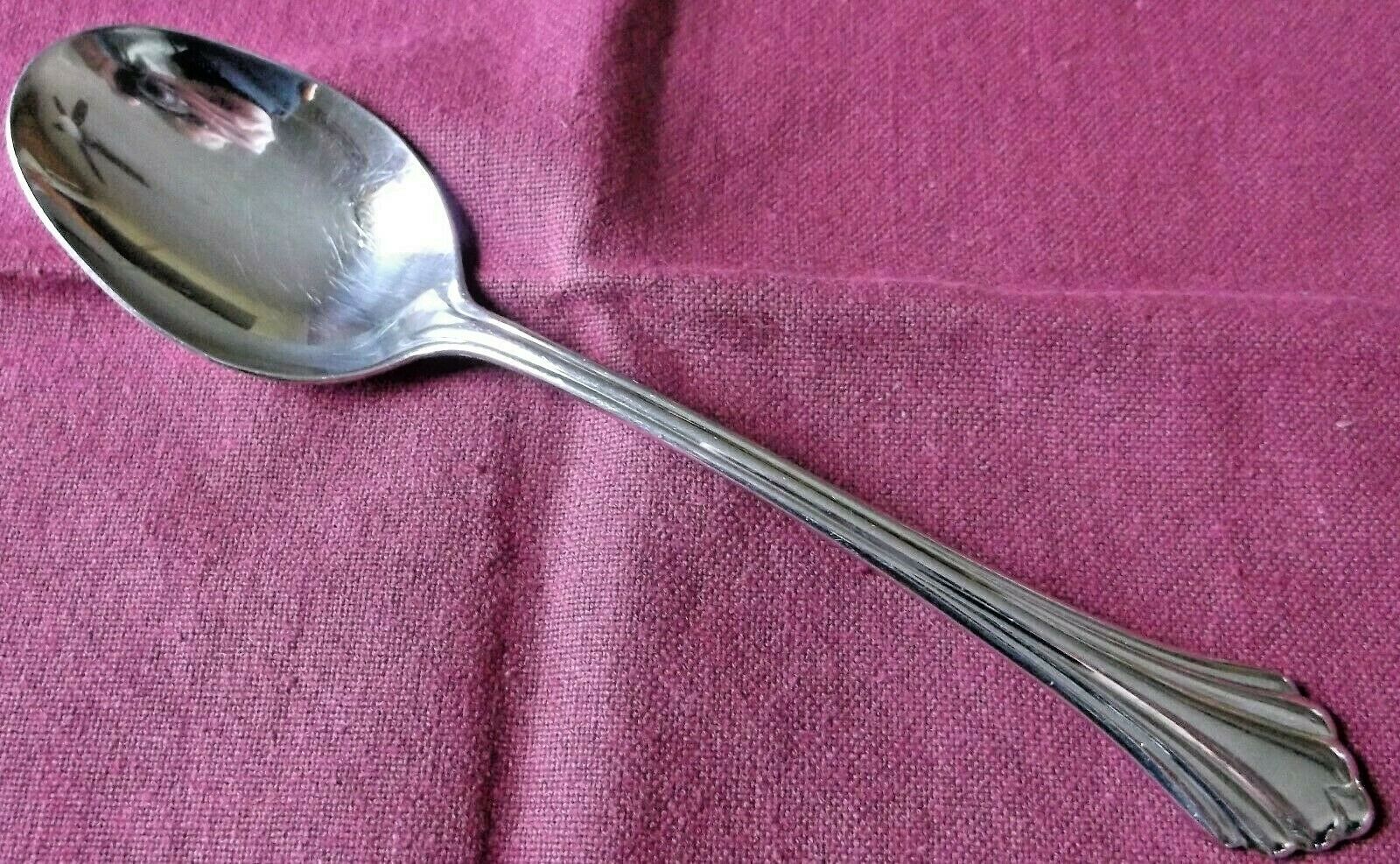 8 x Oval Soup Spoons Oneida Arbor American Harmony Stainless 7 3//8/"