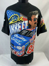 Vintage NASCAR T Shirt All Over Print Racing Tee Dale Jarrett USA XL 90s - $149.99