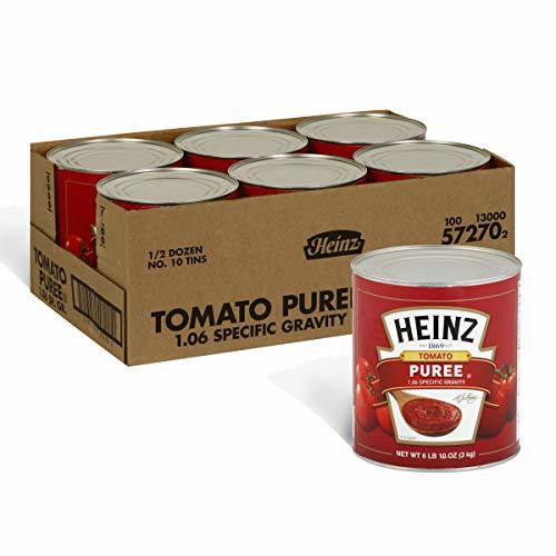 Heinz Tomato Puree, 112.37 Ounce Pack of 6 Prepared Foods