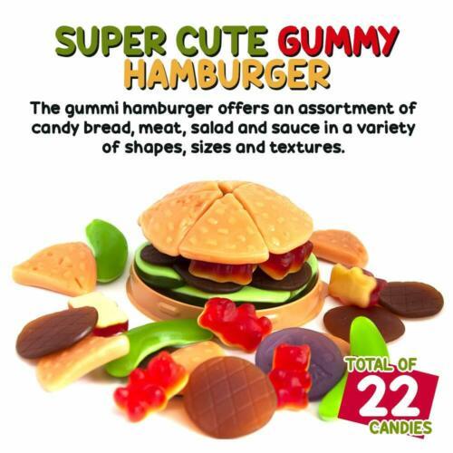 Raindrops Candy Gummy Burger, 4.59 Ounces The Original With 22