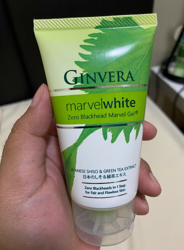 4 BOX Ginvera Marvel White 0 Blackheads Gel Green Tea Extract Exfoliator Scrub