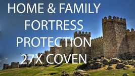 Haunted 100x FULL COVEN HOME &amp; FAMILY FORTRESS PROTECTION Magick Witch C... - $99.77
