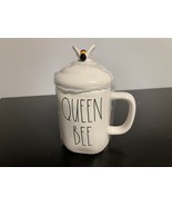 Rae Dunn Artisan Collection by Magenta &quot;QUEEN BEE&quot; Mug with Topper - $39.95