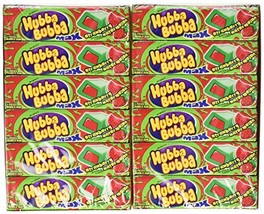Hubba Bubba Max Bubble Gum, Strawberry-Watermelon, 5-Piece Packs (Pack o... - $28.90