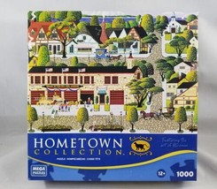 Hometown Carmel Firehouse Jigsaw Puzzle 1000 Piece Heronim Mega Cobblestone - $11.28