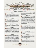 Bill Of Rights - Ten Original Amendments - Constitution US - 1791 - Poster - $32.99