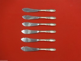 Old Mirror by Towle Sterling Silver Trout Knife Set 6pc. HHWS  Custom 7 1/2" - $543.51