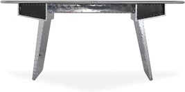 Aviator Executive Fighter Jet Wing Desk - Polished Aluminum (60 Inches) image 6