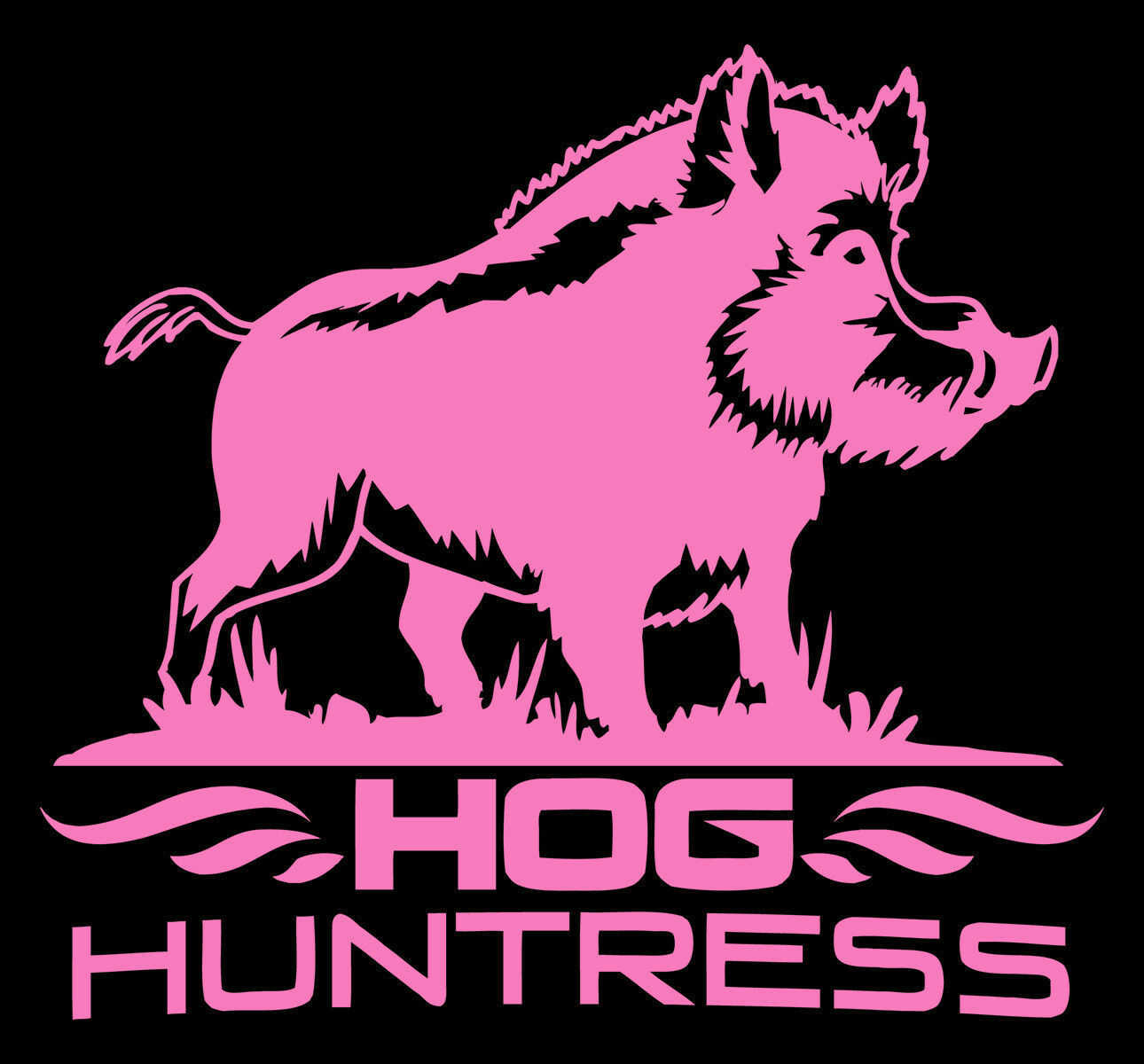 Gametrax Outdoors Hog hunting decal,Hog Huntress,women's hunting sticker