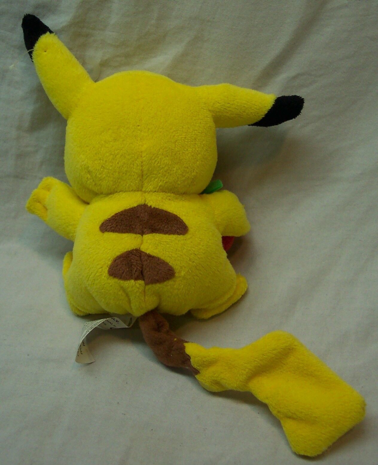 pikachu with apple plush