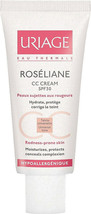 New Uriage Roseliane Cc Cream  SPF 30 Anti-Redness Protective Skin Moist... - $27.69