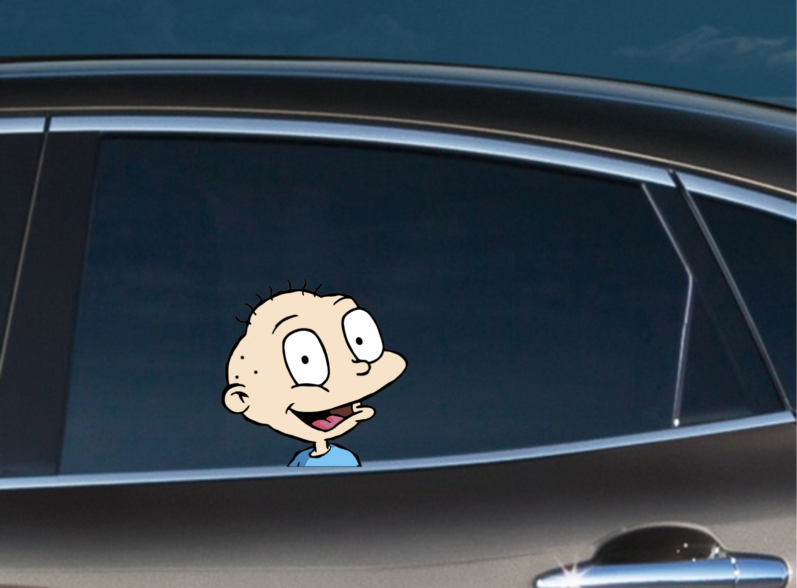 Tommy Rugrats Car iPhone Window Decal Anime Sticker cartoon decal nickelodeon