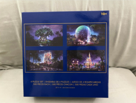 Walt Disney World 50th Anniversary Four Parks Puzzle Set NEW image 1