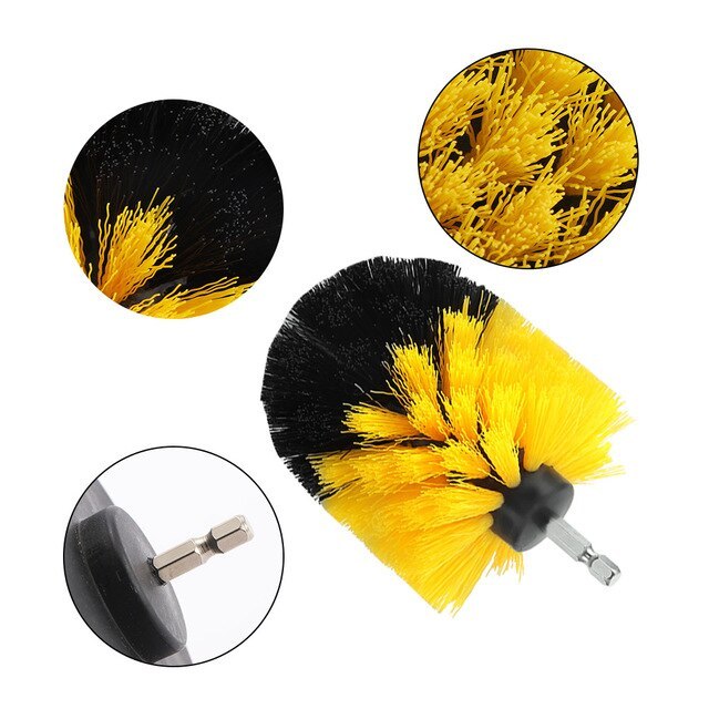 Electric Drill Brush Plastic Round Disc Cleaning Brush For ...