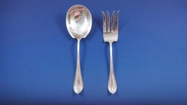 King Philip by Watson Sterling Silver Salad Serving Set 2pc All Sterling 8 3/4" - $151.05