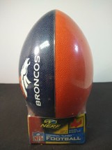 Vtg 1998 Nerf Turbo Football W/Kicking Tee NFL Denver Broncos new Sealed - $78.20
