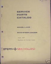 New Holland L445 Skid Steer Loader Parts Manual - $10.00