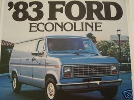 1983 Ford  Econoline Brochure - $5.00