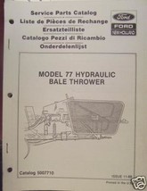 New Holland 77 Rectangular Bale Thrower Parts Manual - $10.00