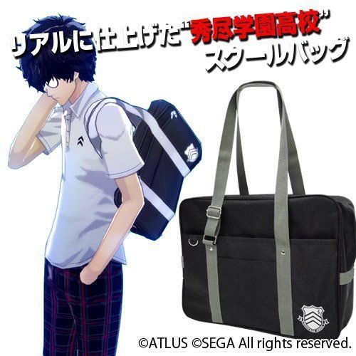 Game Persona 5 P5 Shujin Gakuen High School JK Bag Anime Uniform Shoulder Bags