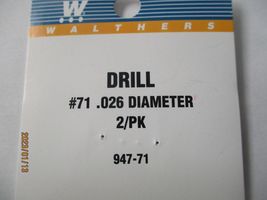 Walthers 947-71 Walthers # 71 /.026 Diameter Drill Bit 2 pack image 3