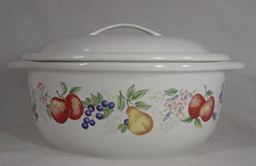 Primary image for Corelle Coordinates Chutney Pattern 2.5 Quart Round Casserole With Lid