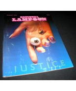 NATIONAL LAMPOON MAGAZINE Aug 1975 Justice Issue Eye Tooth Hand Humor Sa... - $15.99