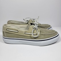 SPERRY TOP SIDER BAHAMA BOAT SHOE KHAKI/OYSTER  0561043 SIZE 10.5M. Worn 1x - $31.96