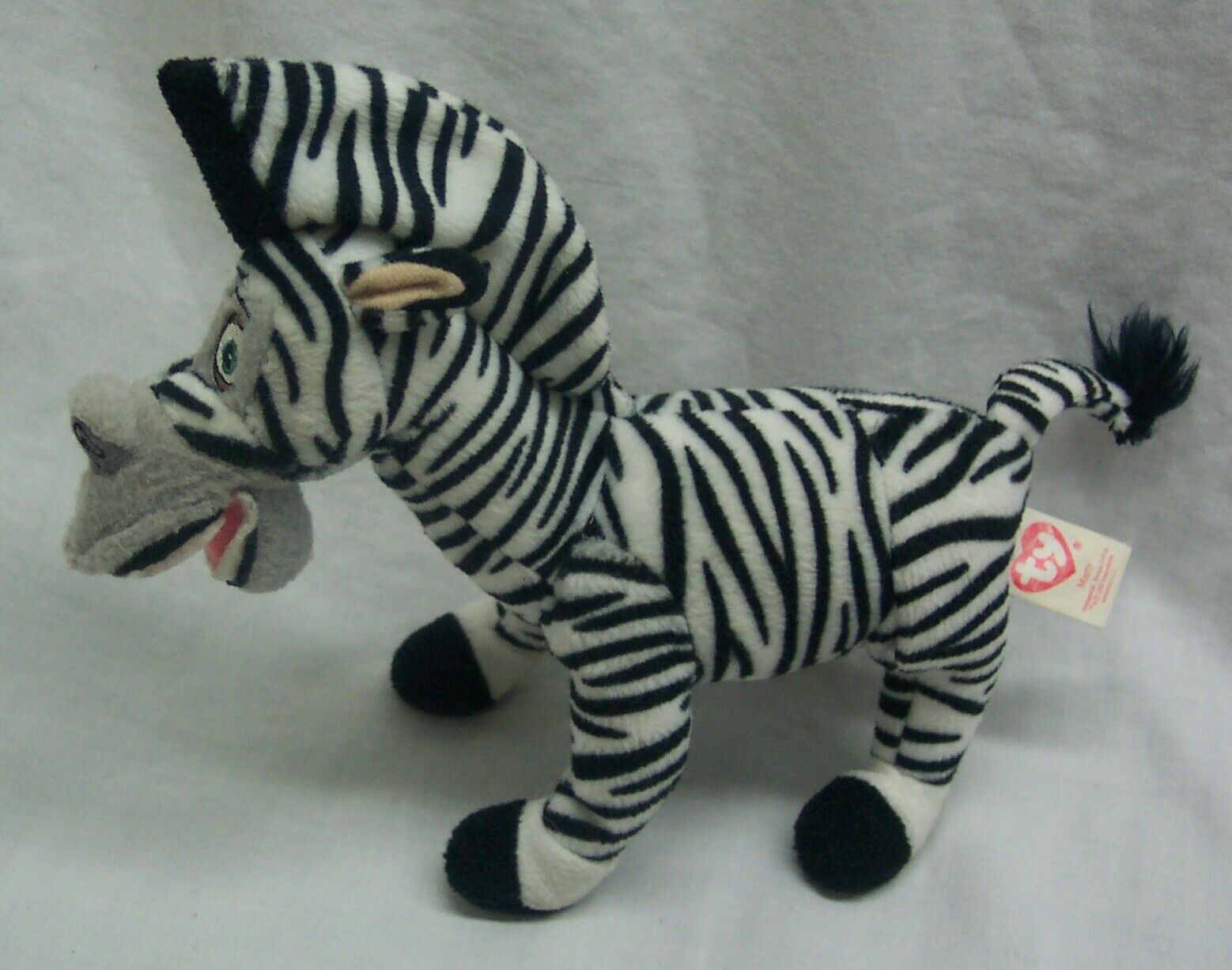 marty the zebra plush