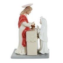 PTC 7.25 Inch Jesus with Communion Girl Religious Statue Figurine - $39.99
