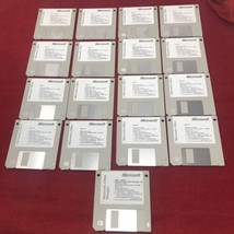 1994 Microsoft Office 28555 v4.2 16 3.5&quot; Floppy Disks VTG Software with ... - $19.75