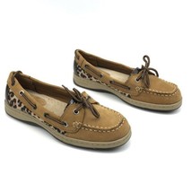 Natural Soul by Naturalizer Oliver Womens Boat Shoes 6 Tan/Leopard Cheetah Print - $14.20